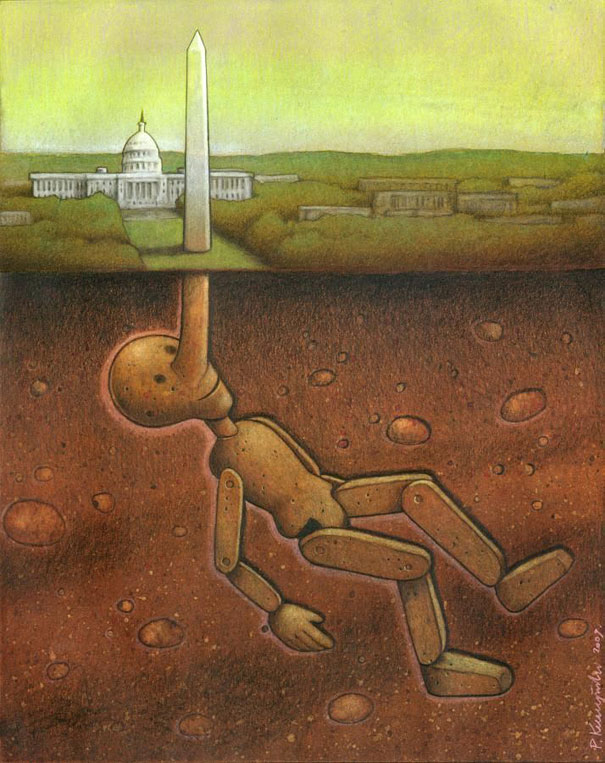 Pawel Kuczynski satiricke ilustracie 10