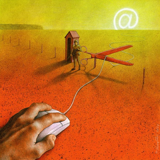 Pawel Kuczynski satiricke ilustracie 24