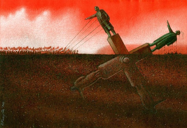 Pawel Kuczynski satiricke ilustracie 32