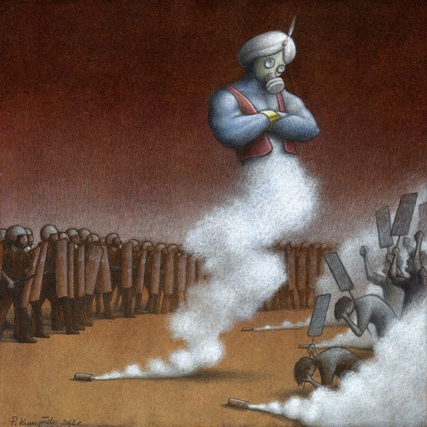 Pawel Kuczynski satiricke ilustracie 33