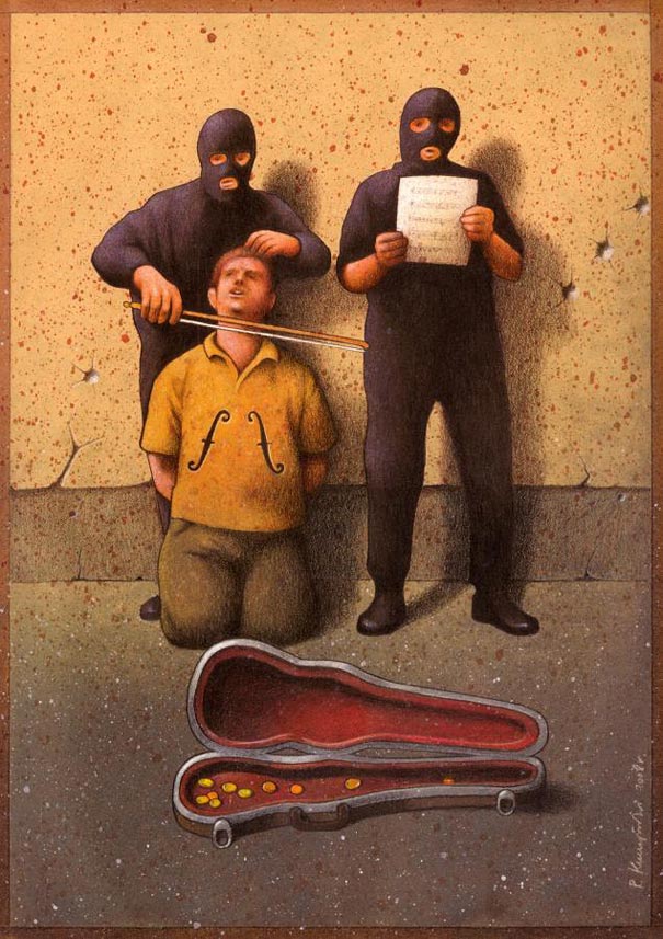 Pawel Kuczynski satiricke ilustracie 41