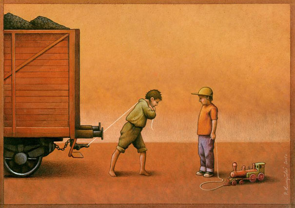 Pawel Kuczynski satiricke ilustracie 43