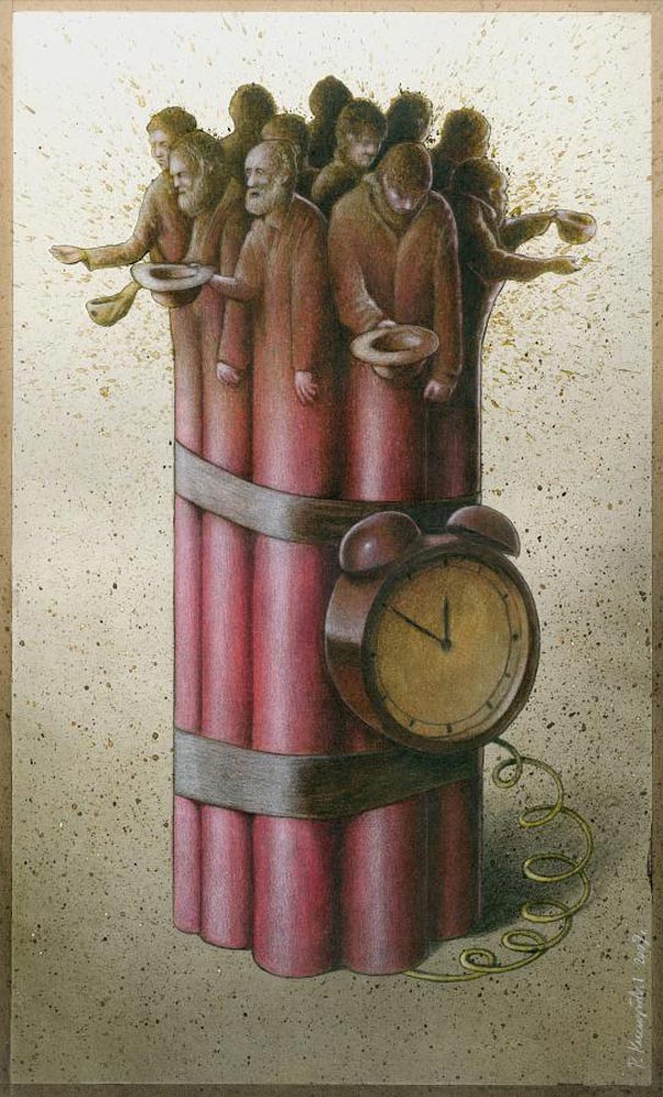 Pawel Kuczynski satiricke ilustracie 47