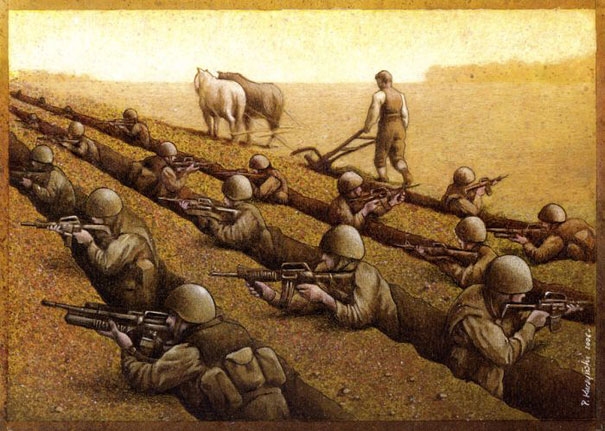 Pawel Kuczynski satiricke ilustracie 55