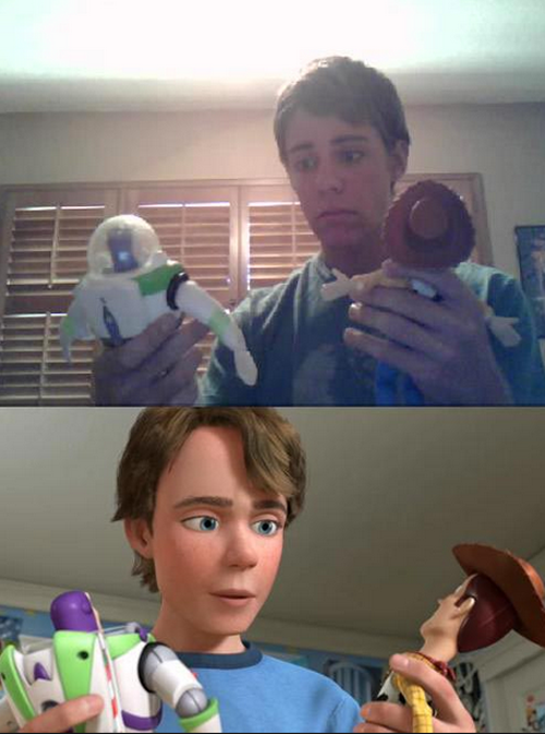 toy story kid real life