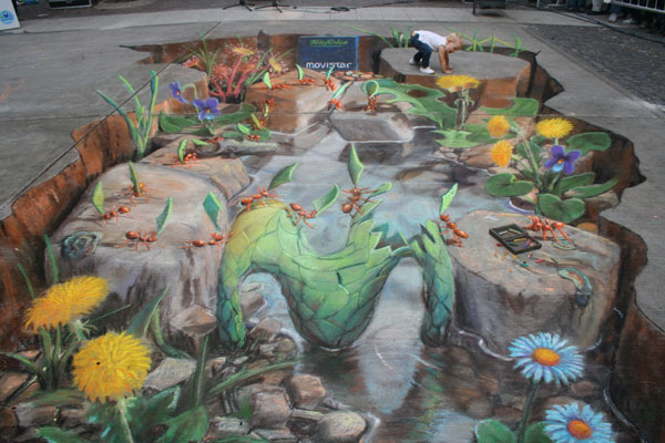 Julian Beever chodnikovy picasso 25