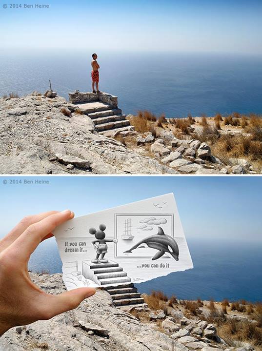 ben heine fotoaparat vs ceruzka 16