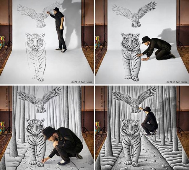 ben heine fotoaparat vs ceruzka 21