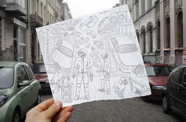 ben heine fotoaparat vs ceruzka 31