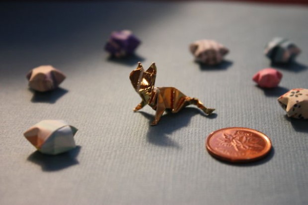 miniaturne origami dielka 12