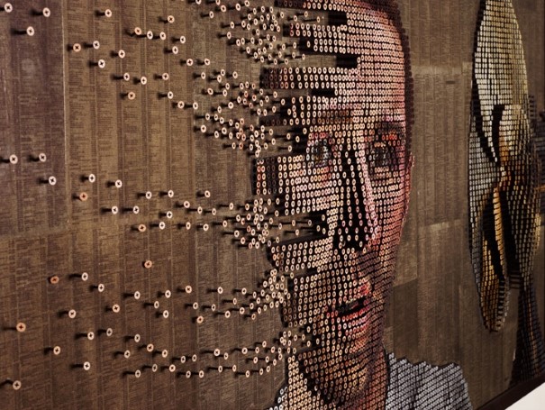 Portréty zo skrutiek 3D umenie od Andrew Myers 1