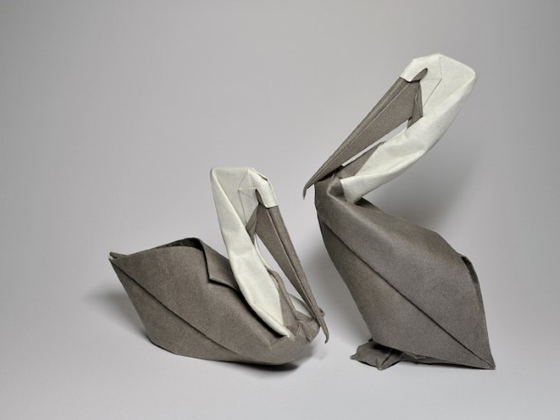 Origami zvieratká zložené mokrou technikou Hoang Tien Quyet 11