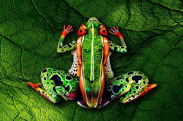 Johannes Stotter bodypainting 1