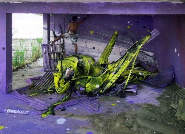 Artur Bordalo sochy zvierat z odpadu 6