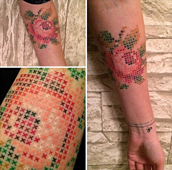 Eva Krbdk vysivane tetovania krizikovym stehom 4