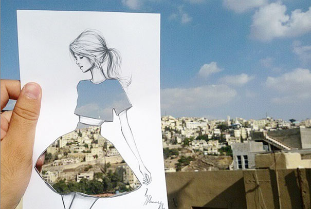 Shamekh Bluwi a jeho módne ilustrácie 1
