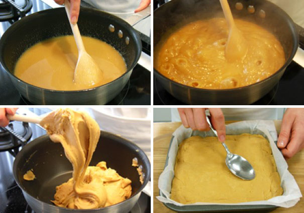 Recept na domáce maslové karamelky postup