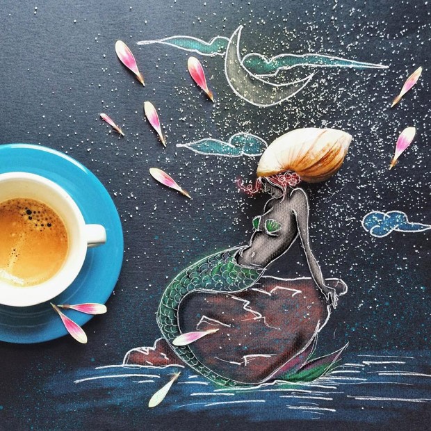 Cinzia Bolognesi ilustracie pribehy ranajsej kavy 2