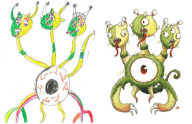 The Monster Project detske kresby dostavaju vdaka umelcom novy rozmer 6