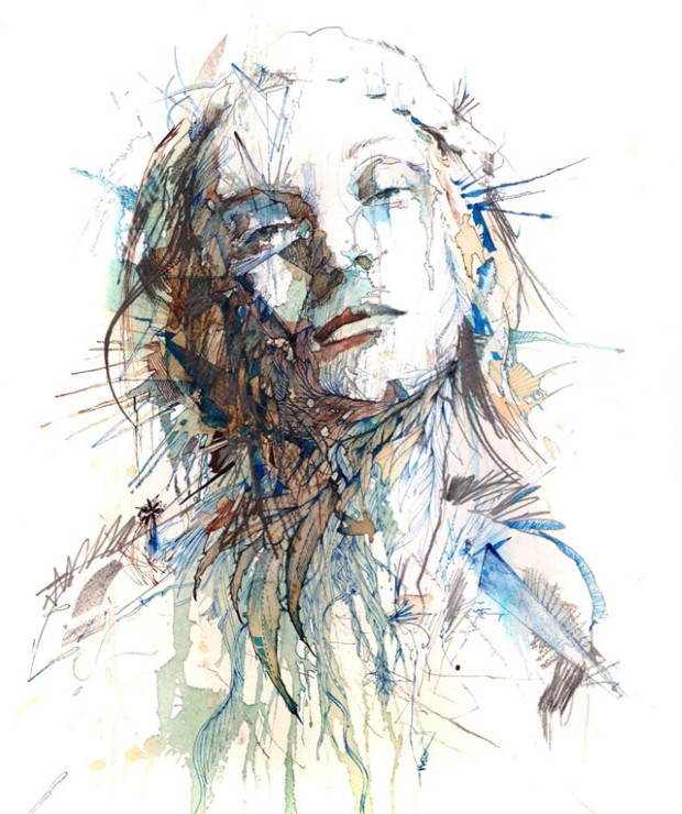 Carne Griffiths malovanie cajom vodkou whiskey 1