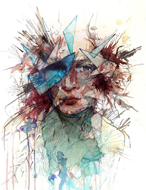 Carne Griffiths malovanie cajom vodkou whiskey 2