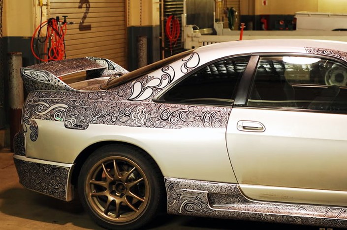 Nissan Skyline GTR umenie na aute 5