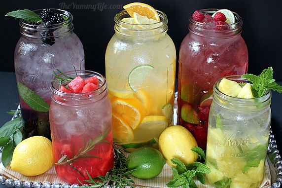 recepty na ochutene ovocne vody 7