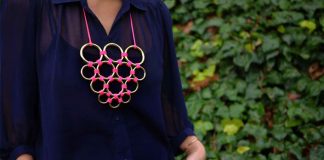 Náhrdelník z krúžkov ako neprehliadnuteľný doplnok outfitu | DIY návod