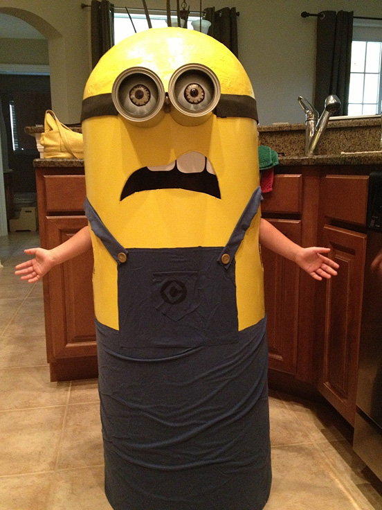 halloweensky kostym Minion