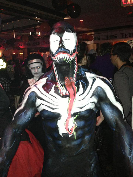halloweensky kostym Venom