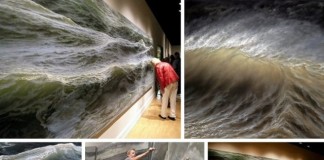 Fotorealistické maľby vĺn Ran Ortner