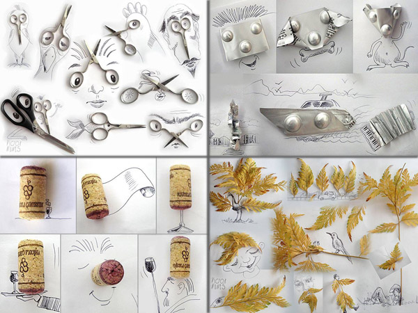 Victor Nunes a jeho úžasné ilustrácie bežných predmetov