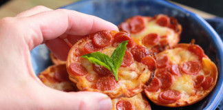 Mini pizze z tortilly