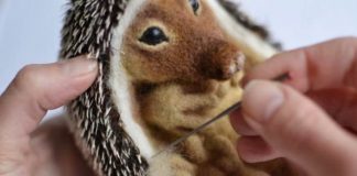 Plstený ježko | Návod pre šikovné ručičky ako ručne vyrobiť ježka z plsti