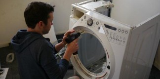 Stará nefunkčná práčka premenená na akvárium | DIY nápad