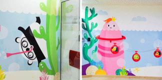 Detské oddelenie v nemocnici premenili maľbami na veselé miesto