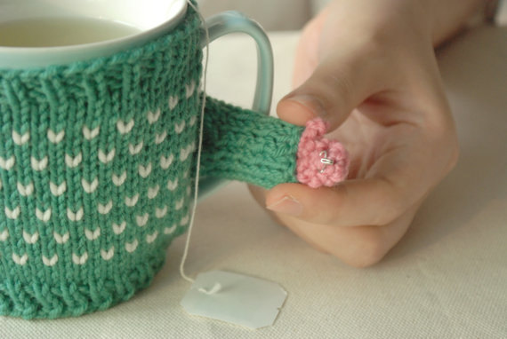 Ručne pletené svetríky pre hrnčeky | Mug Sweater 2