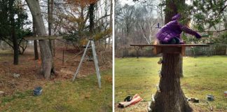 Stromová rozhľadňa pre deti | Kreatívny nápad a návod na treehouse