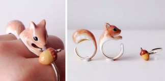 Sada prsteňov, ktoré dohromady tvoria zvieratá | Handmade Mary Lou