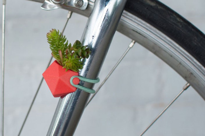 Colleen Jordan Wearable Planter kvetinace a vazy na bicykel 13