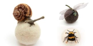 3D vyšívaný hmyz, ktorý vyzerá ako živý | Claire Moynihan