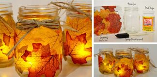 Vyrobte si svietniky z listov, ktoré zaplnia váš domov pestrou jesennou atmosférou!