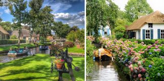 Dedinka Giethoorn nemá žiadne cesty a vyzerá ako z rozprávky