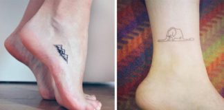 Nápady na malé, no nápadité tetovania na nohách