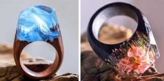 Živicové prstene ukrývajú čarovné miniatúrne svety | Secret Wood