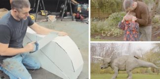 Bunker v podobe dinosaura | Najúžasnejšia detská skrýša