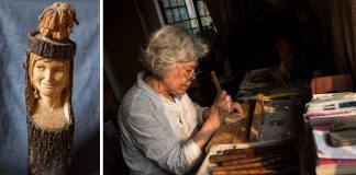 Umelecká rezbárka Deng Daohang mení drevo na unikátne sochy