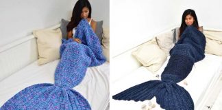 Háčkované deky pre morské panny | Handmade tvorba The Burrow