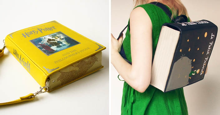 Handmade tašky inšpirované knihami spod rúk Krukru Studio