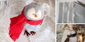 Tučniak z filcu ako roztomilá vianočná ozdoba | DIY nápad a návod